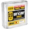 Core Tarps Heavy Duty Tarp, 100 ft L x 0.5 mm H x 50 ft W, 20 Mil, White, Polyethylene CT-704-50X100 - alternate 1
